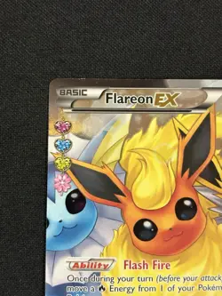 Flareon EX Full Art RC28/32 Generations Radiant Collection Pokemon Card - Image 2