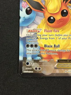 Flareon EX Full Art RC28/32 Generations Radiant Collection Pokemon Card - Image 5