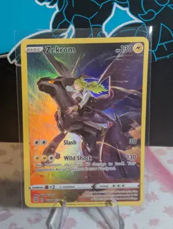 Pokemon TCG Zekrom TG05/TG30 Ultra Rare Card Brilliant Stars NM - Image 1