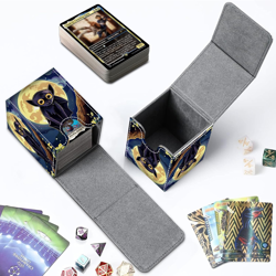 Card Deck Box for MTG Commander Trading Cards with Magnetic Closure,Premium Card - Image 5