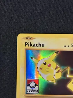 Pikachu (Pokemon League) XY202 League & Championship Cards Stamped Pokemon Card - Image 2