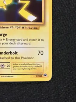 Pikachu (Pokemon League) XY202 League & Championship Cards Stamped Pokemon Card - Image 4