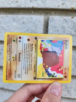 Pokemon TCG Diglett 1st Edition Team Rocket Vintage Card - Image 3
