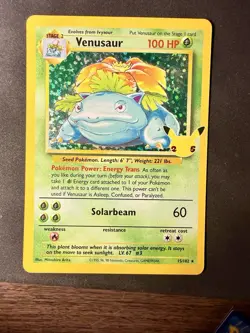Pokemon TCG Venusaur Holo Rare Card Classic Celebrations Edition - Image 1