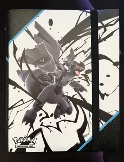 Pokemon Card Lot + Black Bolt Binder | 50+ Cards: V, Promo, EX, Cosmic Holofoil - Image 1