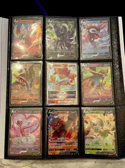 Pokemon Card Lot + Black Bolt Binder | 50+ Cards: V, Promo, EX, Cosmic Holofoil - Image 2