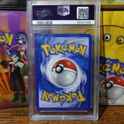 Dark Dugtrio 6/82 1st Edition PSA 9 Team Rocket Holo Swirl Pokemon Card Graded - Image 2