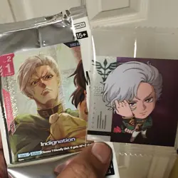 Indignation Alternate Art Foil - ST03-012 C+ NM - Gundam TCG Card Game Command - Image 1