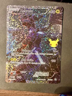 Pokemon TCG Zekrom Celebrations Classic Collection Holo Ultra Rare Card 114/114 - Image 1