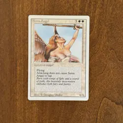 Serra Angel LP Revised Magic the Gathering Card - Image 1