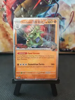 Team Rockets Tyranitar Destined Rivals Stamped Deck Sealed Pokemon Card - Image 2
