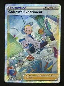Pokemon Card - Colress's Experiment GG59/GG70 - Crown Zenith - Ultra Rare - NM ⭐ - Image 1