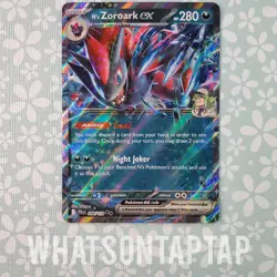 Pokemon Card Ns Zoroark Ex 098/159 Ultra Rare Scarlet Violet Journey Together - Image 1