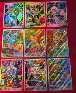 Pokemon TCG First Partner Illustration Collection Series 2 Full Set (9 Cards) - Image 1