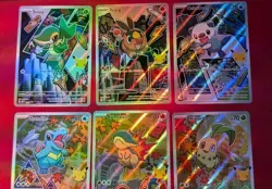 Pokemon TCG First Partner Illustration Collection Series 2 Full Set (9 Cards) - Image 2