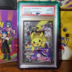 Pikachu 090/XY-P Promo Battle Festa PSA 10 Gem Mint 2014 Pokemon Card Graded - Image 1
