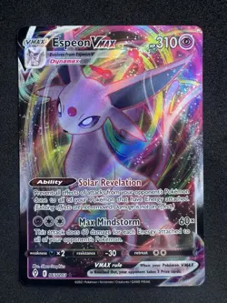 Espeon VMAX Evolving Skies Holo Ultra Rare Pokemon TCG Card 065/203 - Image 1
