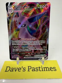 Pokemon TCG Espeon VMAX 065/203 Holo Ultra Rare Card Evolving Skies P3 - Image 1