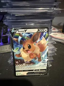Pokemon Eevee V Ultra Rare Full Art Holo Crown Zenith 108/159 TCG Card - Image 1