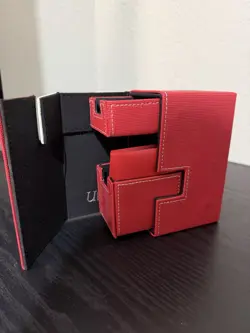 Ultra PRO Premium Red Deck Box Magnetic Trading Card Case MTG Pokemon - Image 3