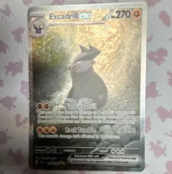 The Pokemon Company Excadrill ex 168/086 Sv: Black Bolt SIR Holo 270HP EN - Image 1