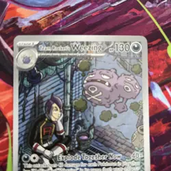 Team Rocket's Weezing 199/182 Pokemon Sv10: Destined Rivals Holo - NM - Image 3