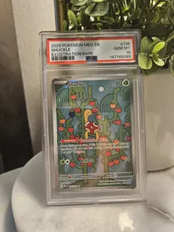 PSA 10 - Pokemon Shuckle 136/132 Mega Evolution Illustration Rare - Image 1