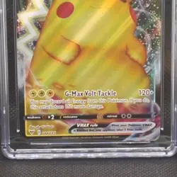 CGC 9 Mint Pokemon 2020 Pikachu VMAX 44/185 Full Art Vivid Voltage Sub Grades - Image 3