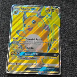 Pokemon Raichu GX SM90 Holo Promo Card English 2017 Jumbo Pokemon TCG - Image 1