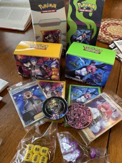 Pokemon Cyrus Klara Premium Tournament Empty Milk Carton Deck Box Sleeves Promo - Image 1