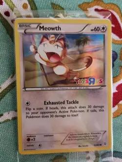 Pokemon TCG Meowth Toys R Us Promo 053/083 Holo Promo Sealed - Image 1