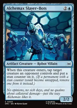 Alchemax Slayer-Bots C Foil #5 | SPE Marvel's Spider-Man Eternal | MTG - Image 1