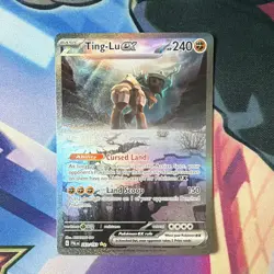 Pokemon TCG Ting-Lu ex Special Illustration Rare Full Art Holo 263/193 EN 2023 - Image 2