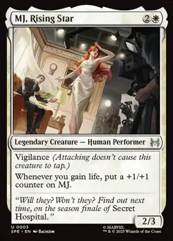MJ, Rising Star U Foil #3 | SPE Marvel's Spider-Man Eternal | MTG - Image 1