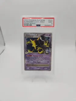 Pokemon Alakazam 4 Lv.X Rising Rivals Holo Ultra Rare #103 PSA 9 Mint - Image 2