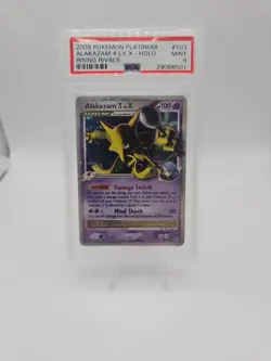 Pokemon Alakazam 4 Lv.X Rising Rivals Holo Ultra Rare #103 PSA 9 Mint - Image 4