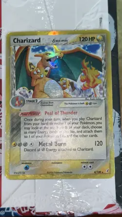 Charizard 4/100 Delta Species Holo Rare - Crystal Guardians 120 HP English - Image 4