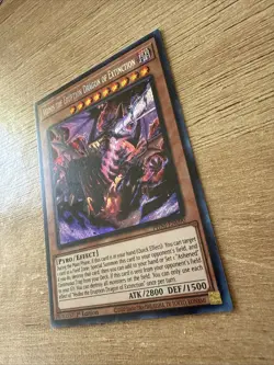 Yugioh Veidos the Eruption Dragon of Extinction PHNI-EN090 Secret Rare NM - Image 2
