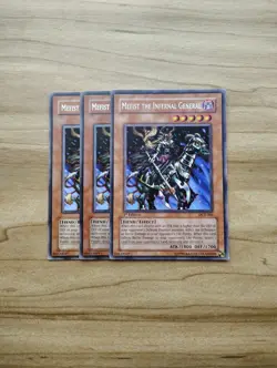 Yu-Gi-Oh! - Mefist The Infernal General 3x - Rare - Full Playset - DCR-066 - Image 1