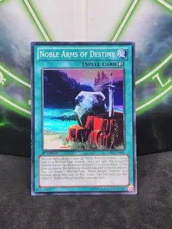 Yugioh Noble Arms Of Destiny LTGY-EN087 Super Rare 1st Edition NM - Image 1