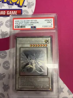 Ancient Fairy Dragon ANPR-EN040 1st Edition Ghost Rare YuGiOh 5Ds - PSA 9 - Image 1