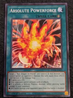 Absolute Powerforce SDCK-EN025 Yu-Gi-Oh! Near Mint 1st Edition - Image 1