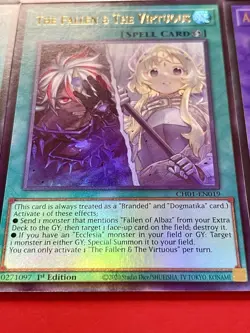 2x The FaLLen & The Virtuous + 2x Forbidden Droplet + 2x Albion Dragon | YuGiOh! - Image 4