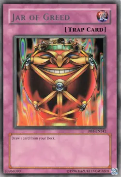 Jar of Greed Rare Unlimited 2017 Dark Beginning 1 DB1-EN242 NM - Image 1