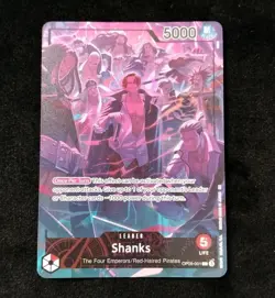 One Piece Card Game - Shanks - OP09-001 Leader - Alt Art - Anniversary Set - Image 1