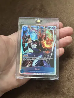 One Piece TCG - Sabo OP15-046 Super Rare SR - Englisch - NM Monkey D Luffy 1/1 - Image 1
