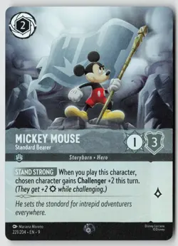 Disney Lorcana Mickey Mouse 221/204 Fabled Epic NM - Image 1