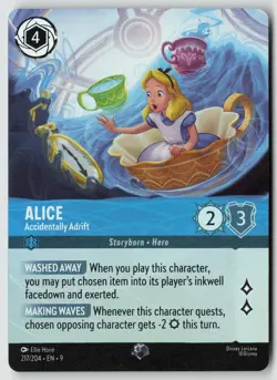 Disney Lorcana Alice 217/204 Fabled Epic NM - Image 1
