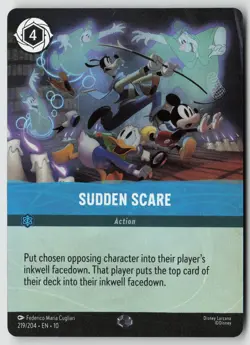 Disney Lorcana Sudden Scare 219/204 Whispers in the Well Epic NM - Image 1