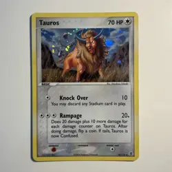 Pokemon TAUROS 16/112 | HOLO RARE | LP Light Play | EX FireRed LeafGreen | 2004 - Image 1